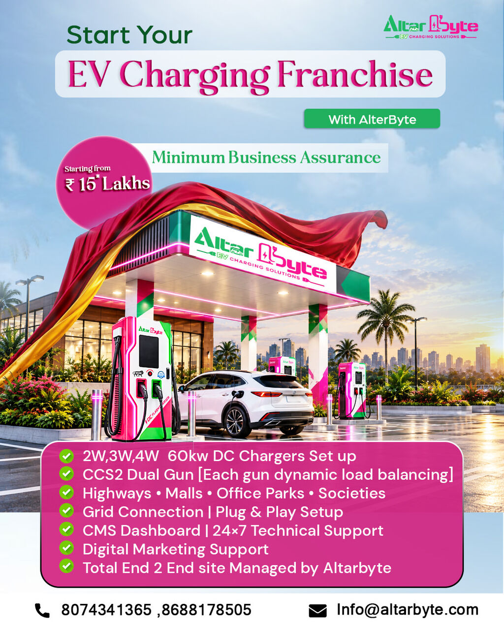 Hyderabad, Businesses For Sale, Ev Charging Solutions