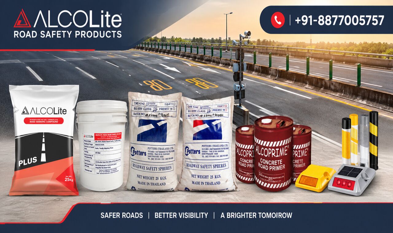 New Delhi, Businesses For Sale, Reflective Road Marking Paint | Alcolite India