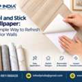 Wallpaper For Decorative Interiors &ndash; Peel & Stick Wallpaper From SFP India