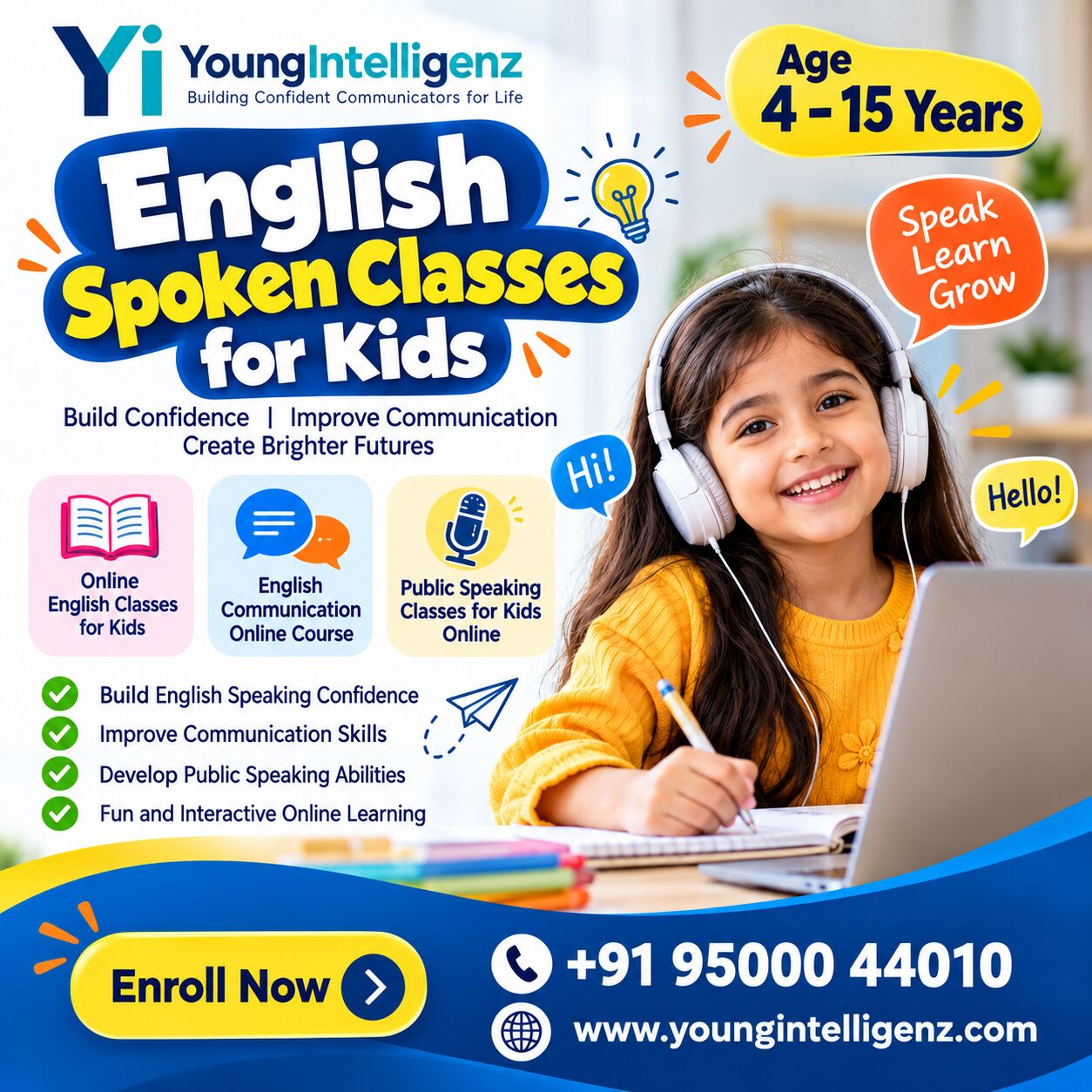 Chennai, Training, Online English Communication Classes For Kids And Adults &ndash; Young Intelligenz