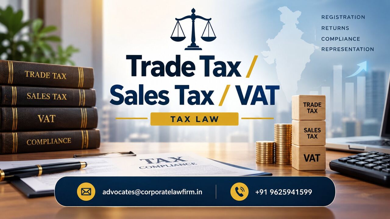 Ghaziabad, Legal, How Can Trade Tax/Sales Tax/VAT Legal Services Help Resolve Your Tax Disputes?