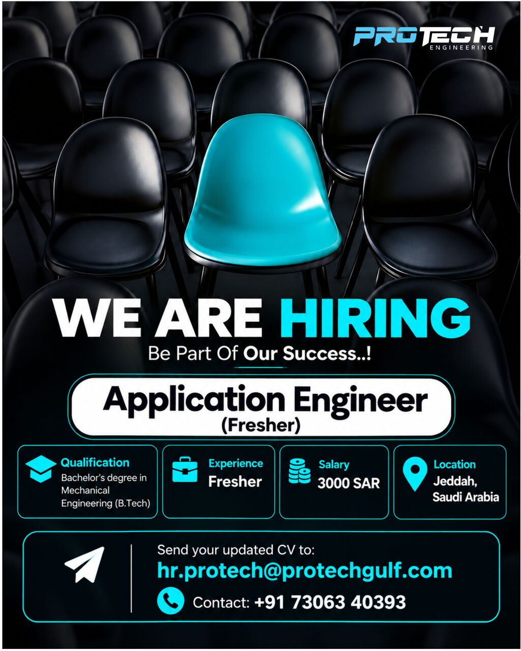 Jeddah, Job Seekers, APPLICATION ENGINEER FRESHER
