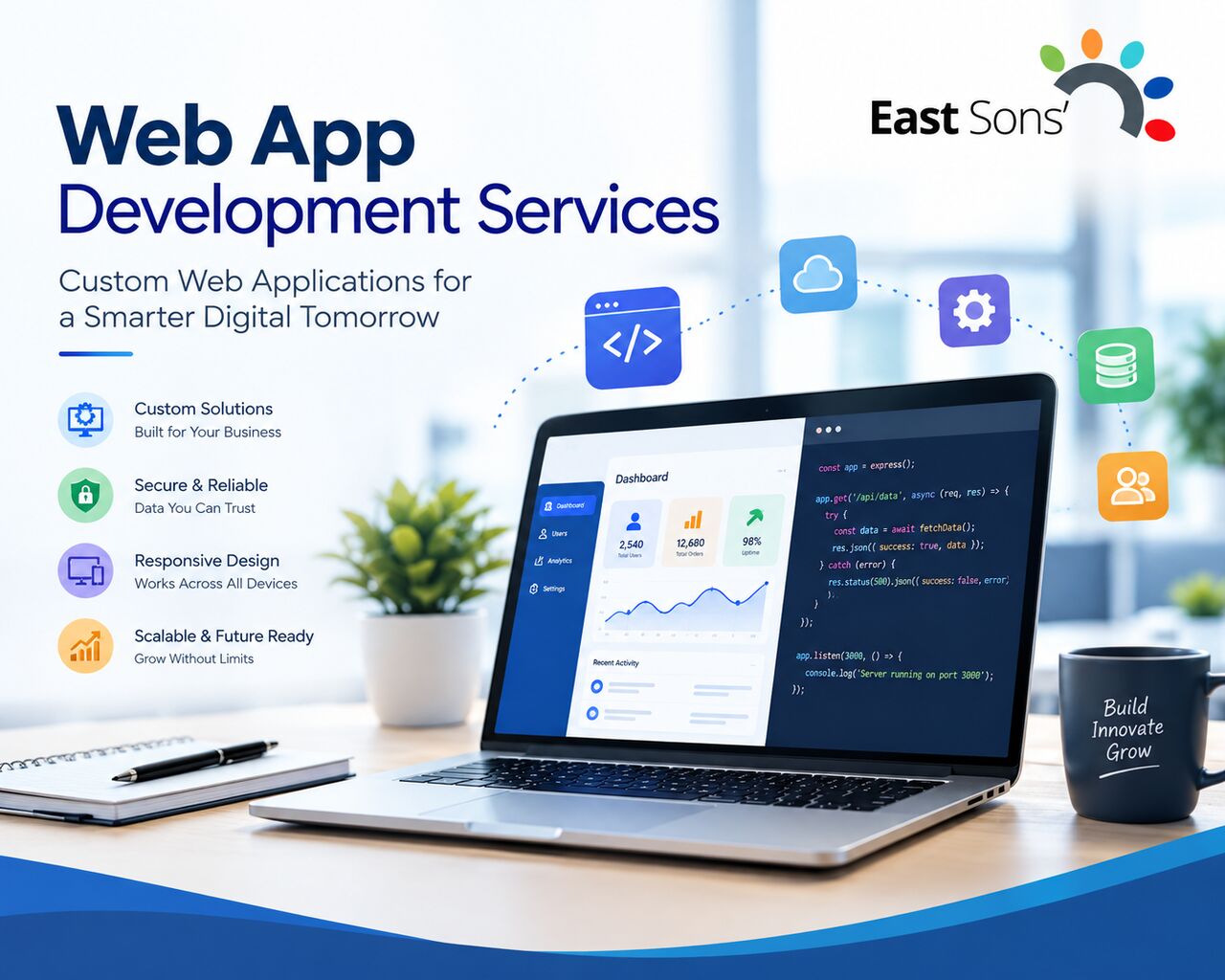 New York, Web Design & Development, Web App Development Services For Scalable And User Friendly Applications