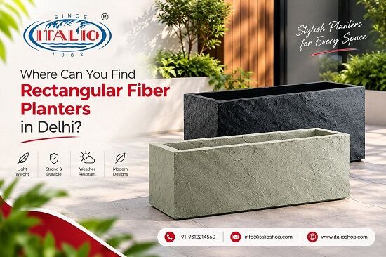 New Delhi, Farm & Garden, Where Can You Find Rectangular Fiber Planters In Delhi?