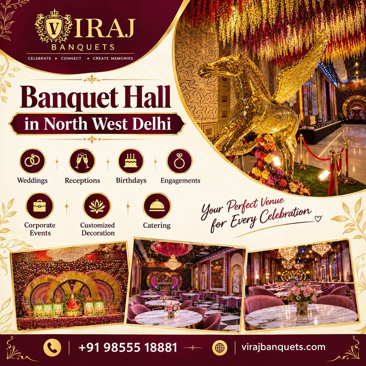 New Delhi, Event Planning, Banquet Hall In North West Delhi