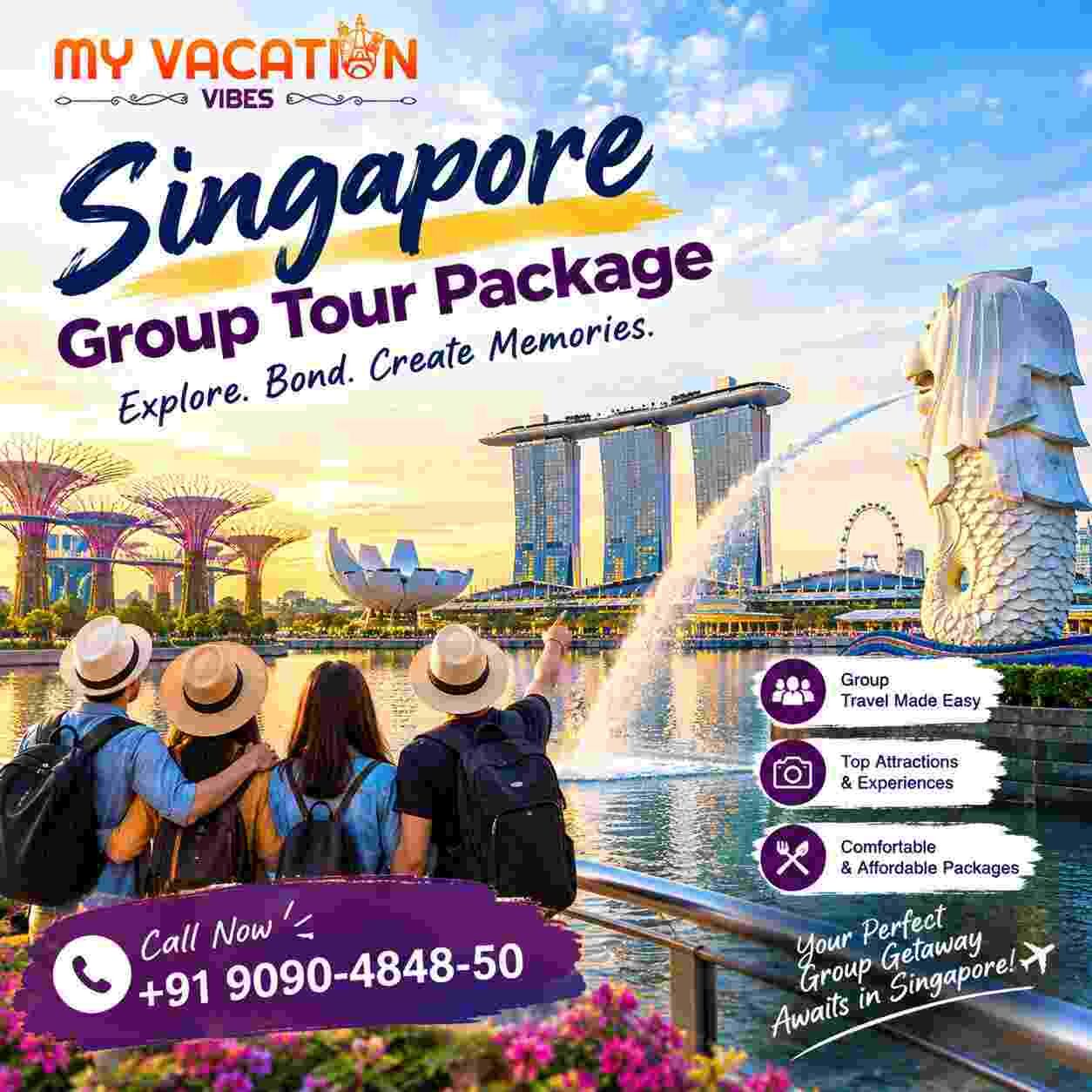 New Delhi, Travel, Explore Singapore With An Exciting Group Tour Package