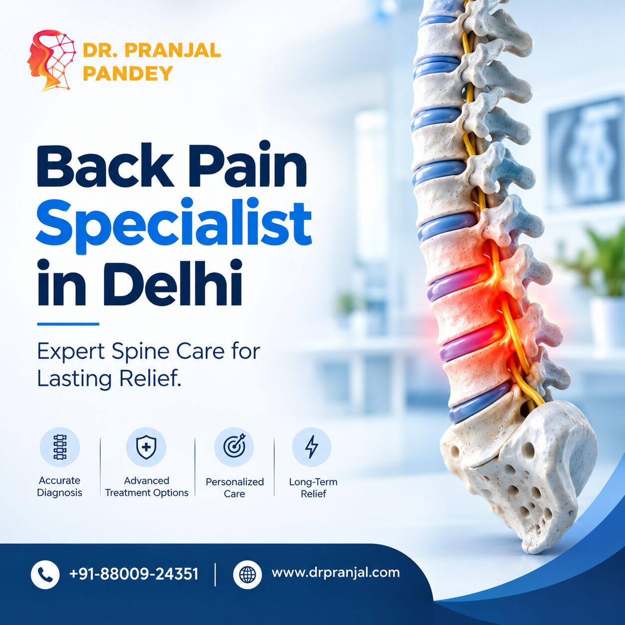 New Delhi, Health, Back Pain Specialist In Delhi For Expert Spine Care And Lasting Relief