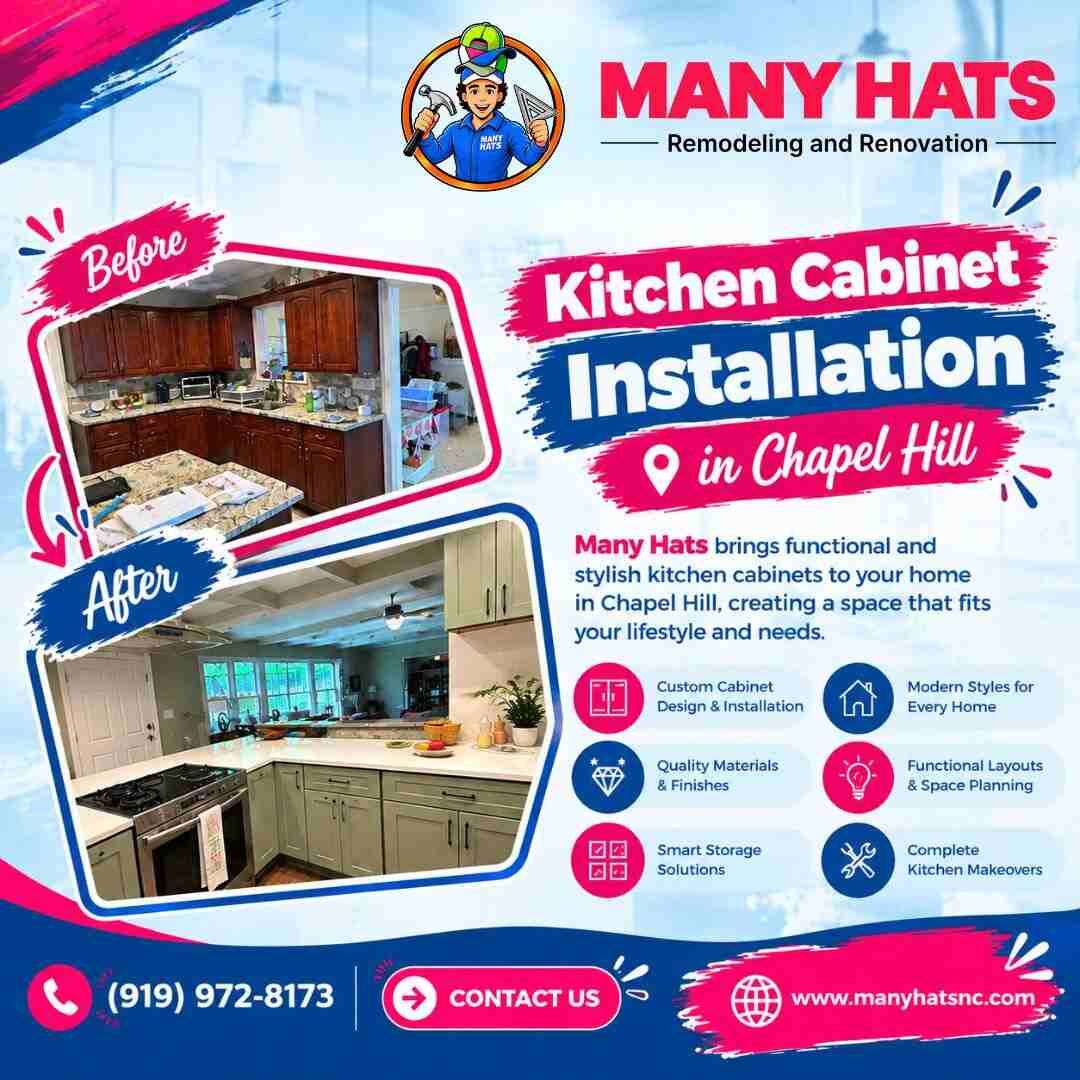 Kurnool, Construction, Kitchen Cabinet Installation In Chapel Hill