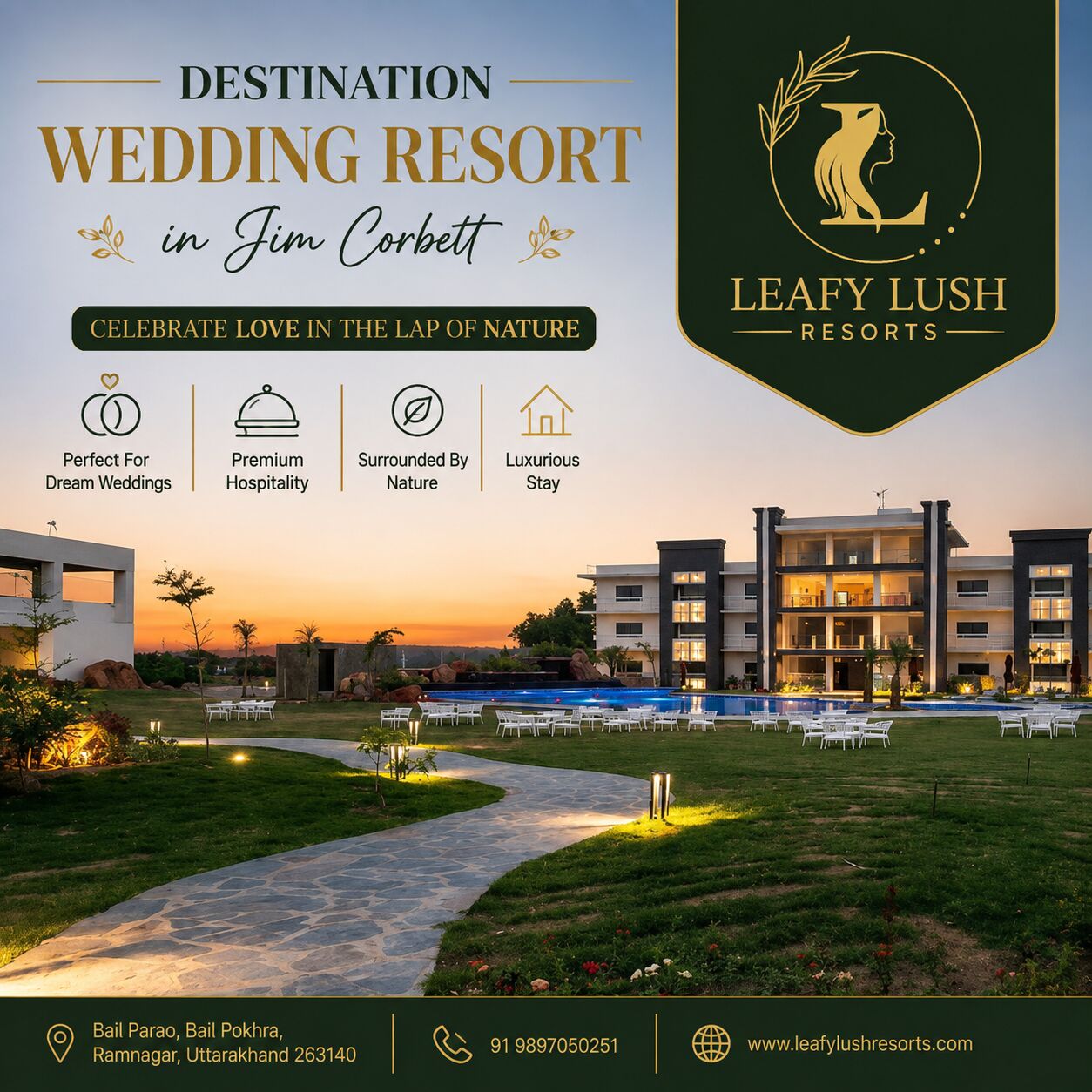 New Delhi, Travel, Destination Wedding Resort In Jim Corbett