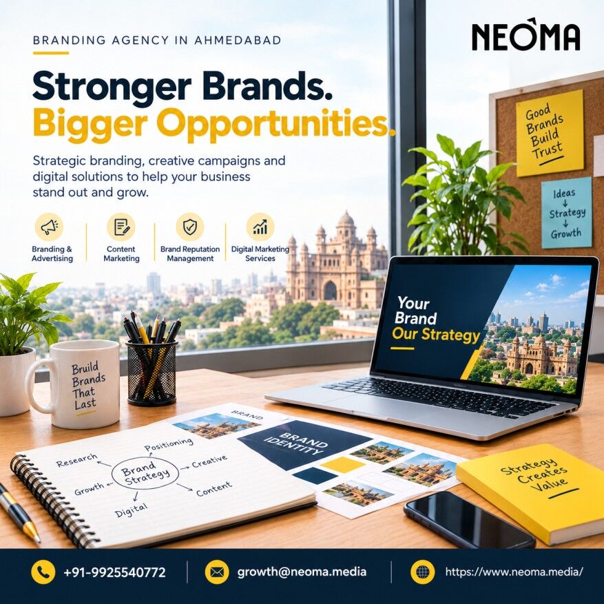 Ahmedabad, Marketing, Branding Agency In Ahmedabad Helping Businesses Build Strong Brands