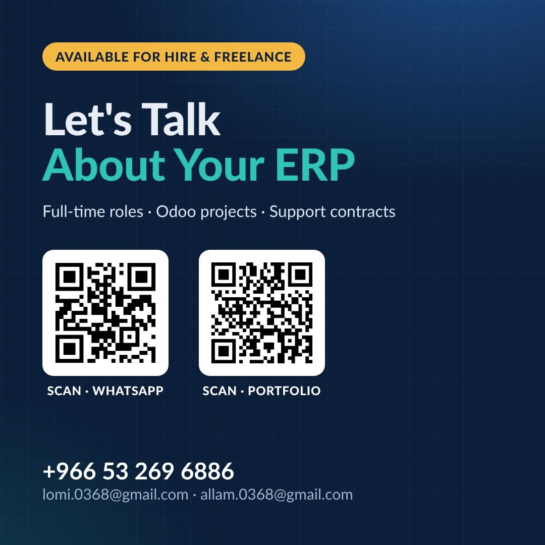 Riyadh, Job Seekers, Odoo ERP Specialist | Techno-Functional | 7+ Yrs | Riyadh