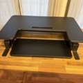 SAR 350,  VIVO Height Adjustable 42 Inch Stand Up Desk Converter, Quick Sit To Stand Tabletop Dual