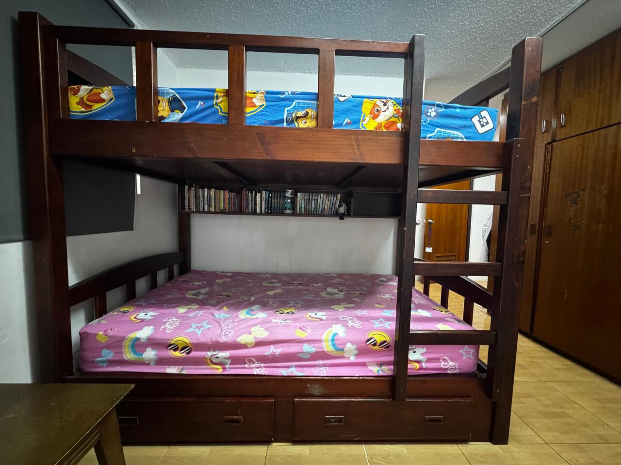 Khobar, Furniture, SAR 1100,  FOR SALE &ndash; STRONG WOODEN BUNK BED  Price: SAR 1,100  Beautiful, Heavy-duty Wooden Bunk Bed