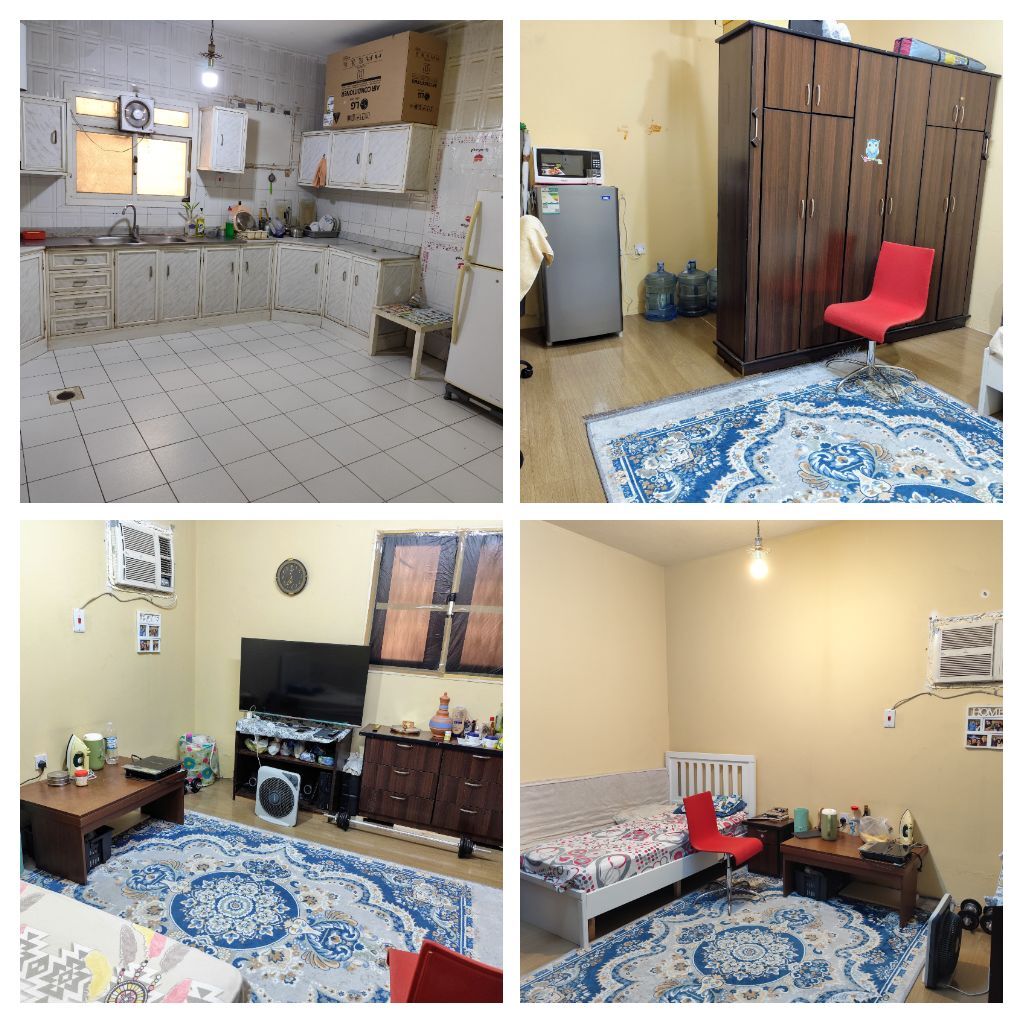 Riyadh, Rooms for Rent, SAR 7000/year,  1 Room Fully Furnished In A 4BR Flat For Bachelor Read Details