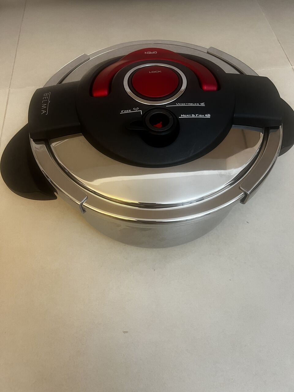 Al Khalidyia, Appliances, SAR 180,  Belma 18-10 CrNi Pressure Cook - 8 Lt - 27 Cm