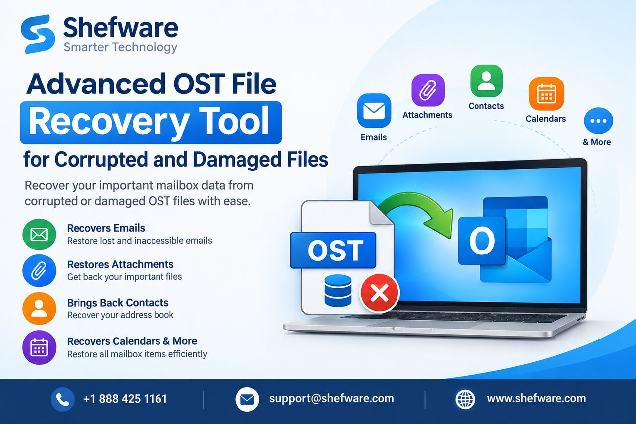 New York, Software Development, Advanced OST File Recovery Tool For Corrupted And Damaged Files