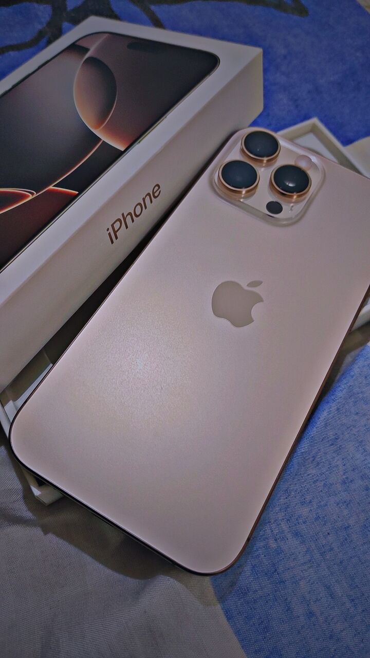Jeddah, Mobile Phones, SAR 2700,  IPhone 16 Pro Max 256GB Desert Titanium &ndash; 88% Battery Health