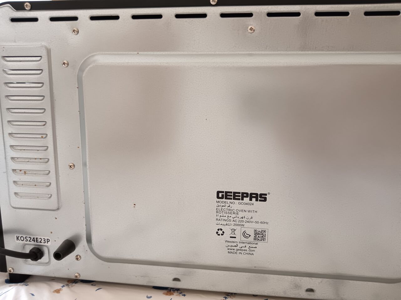 Riyadh, Household Items, SAR 225,  Geepas Electric Oven 42 Liters