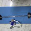 SAR 200, Urgent Sale; 33.5 Kg Weight, Barbell, Yoga Mat