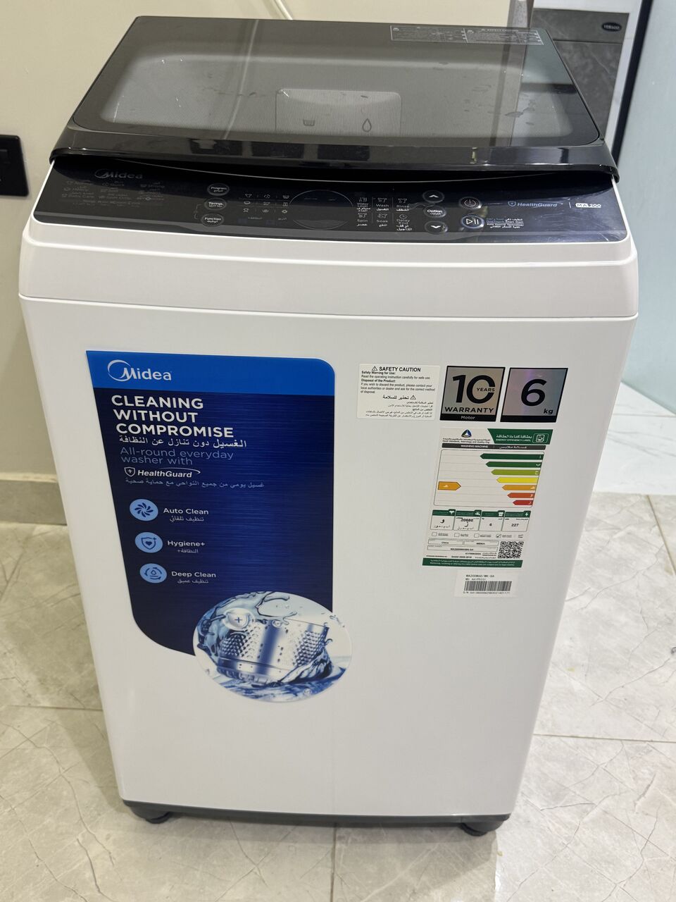 Al Malaz, Appliances, SAR 500,  Midea Topload Fully Automated Washingmachine 6KG