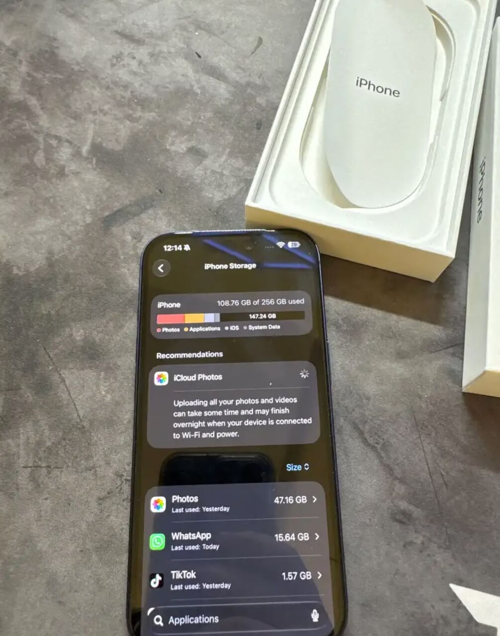 Riyadh, Mobile Phones, SAR 3700,  Iphone 17 Pro 265 Gb 93 Battery Capacity Blue