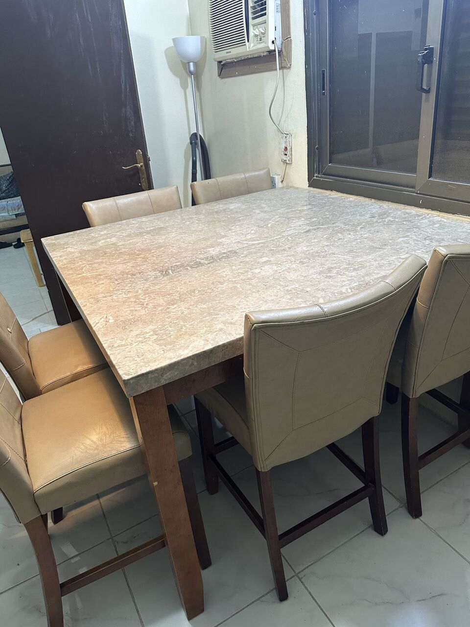 Jeddah, Furniture, SAR 500,  Home Center Marble Dinning Table