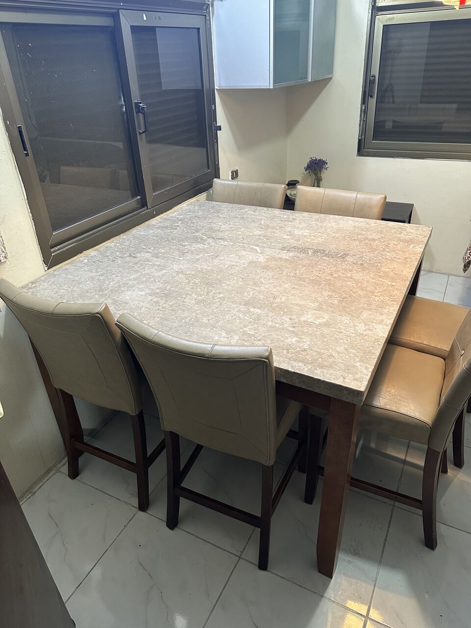 Jeddah, Furniture, SAR 500,  Home Center Marble Dinning Table