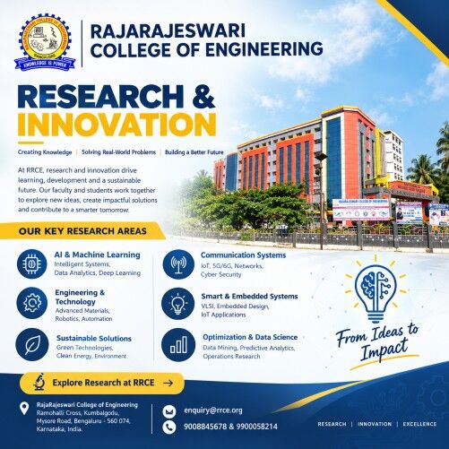 Bangalore, Education, Research & Development -  Best Engineering Colleges In Bangalore | RRCE
