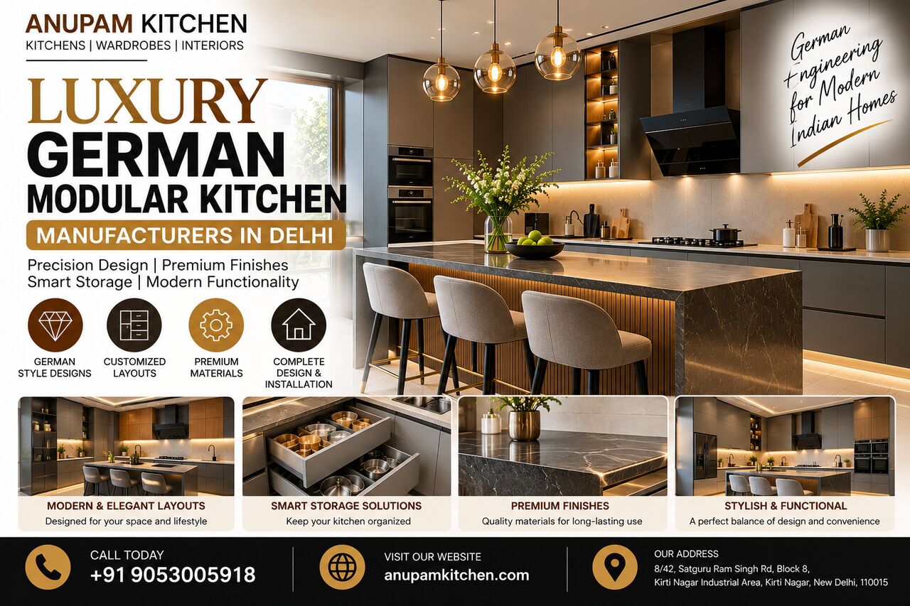 New Delhi, Household Items, INR 10000,  Modern German Modular Kitchen Designs In Delhi