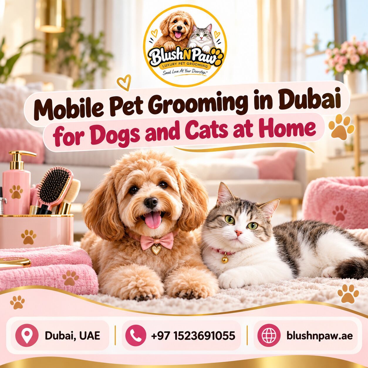 Dubai, Beautician, Professional Dog And Cat Grooming In Dubai