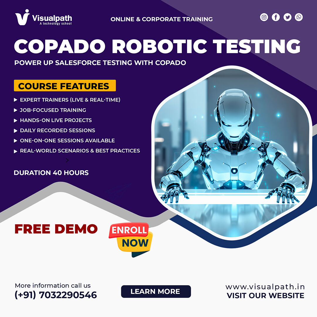Hyderabad, Lessons Offered, Best Copado Robotic Testing Training | Online Course