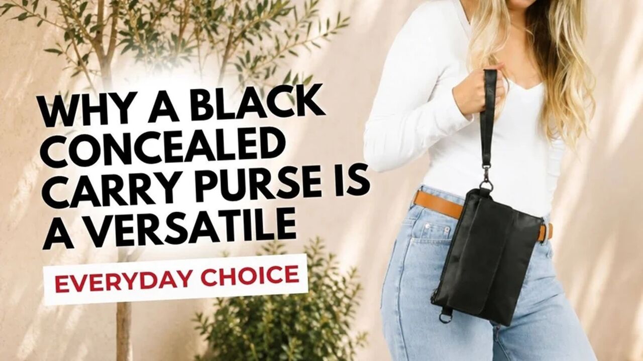 New York, Clothing & Accessories, Black Concealed Carry Purse