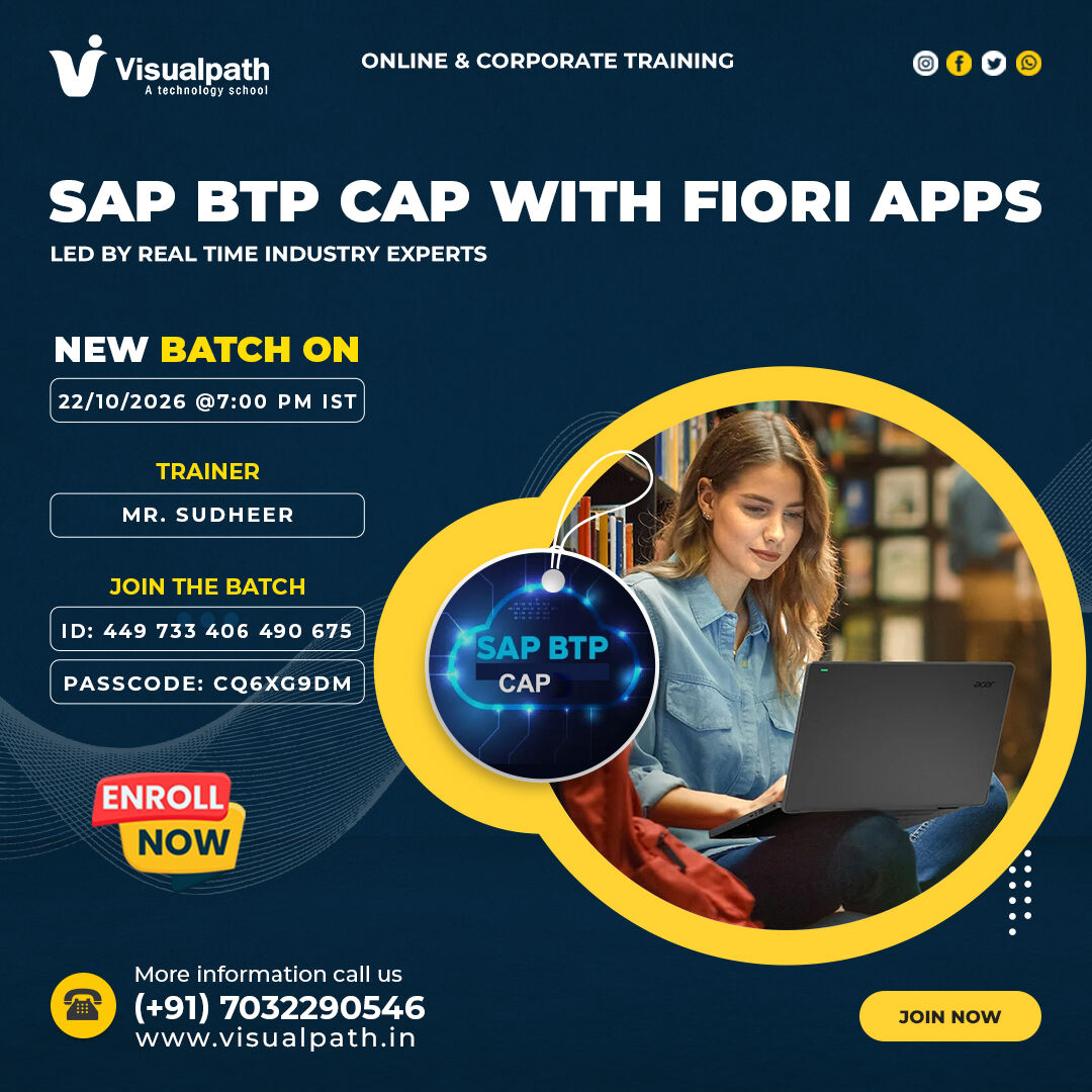 Hyderabad, Education, SAP BTP CAP Fiori Training &ndash; New Batch Starts Soon