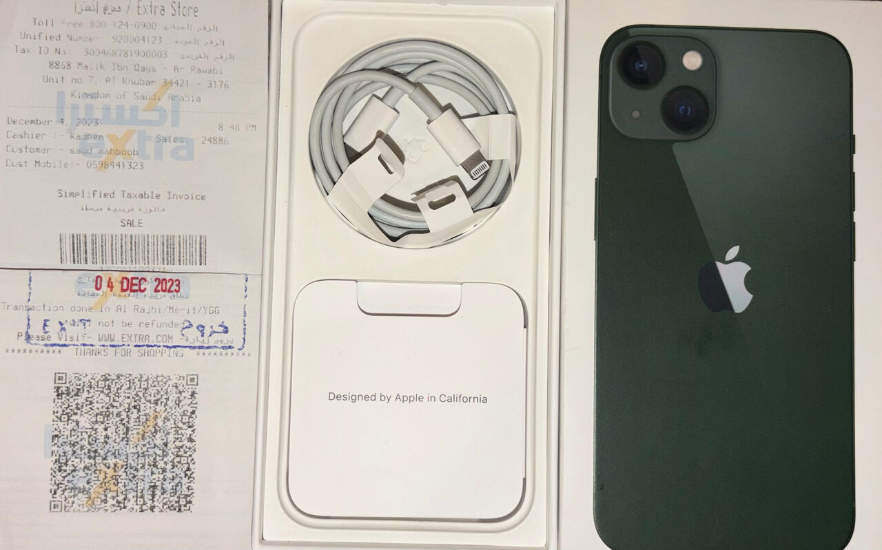 Dammam, Mobile Phones, SAR 1550,  IPhone 13 128GB Green