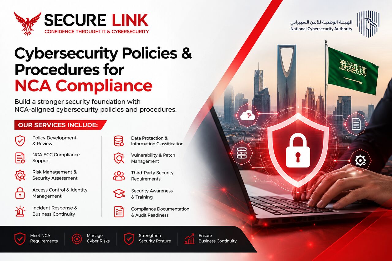Riyadh, Business, Cybersecurity Policies And Procedures For NCA Compliance &ndash; Saudi Arabia