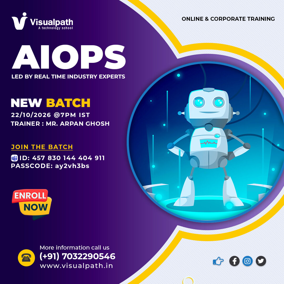 Hyderabad, Education, AIOps Course New Batch | Learn AI Operations Online