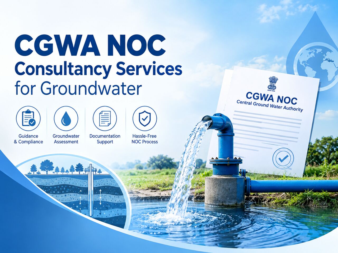 Mumbai, Business, CGWA NOC Consultancy Services For Groundwater