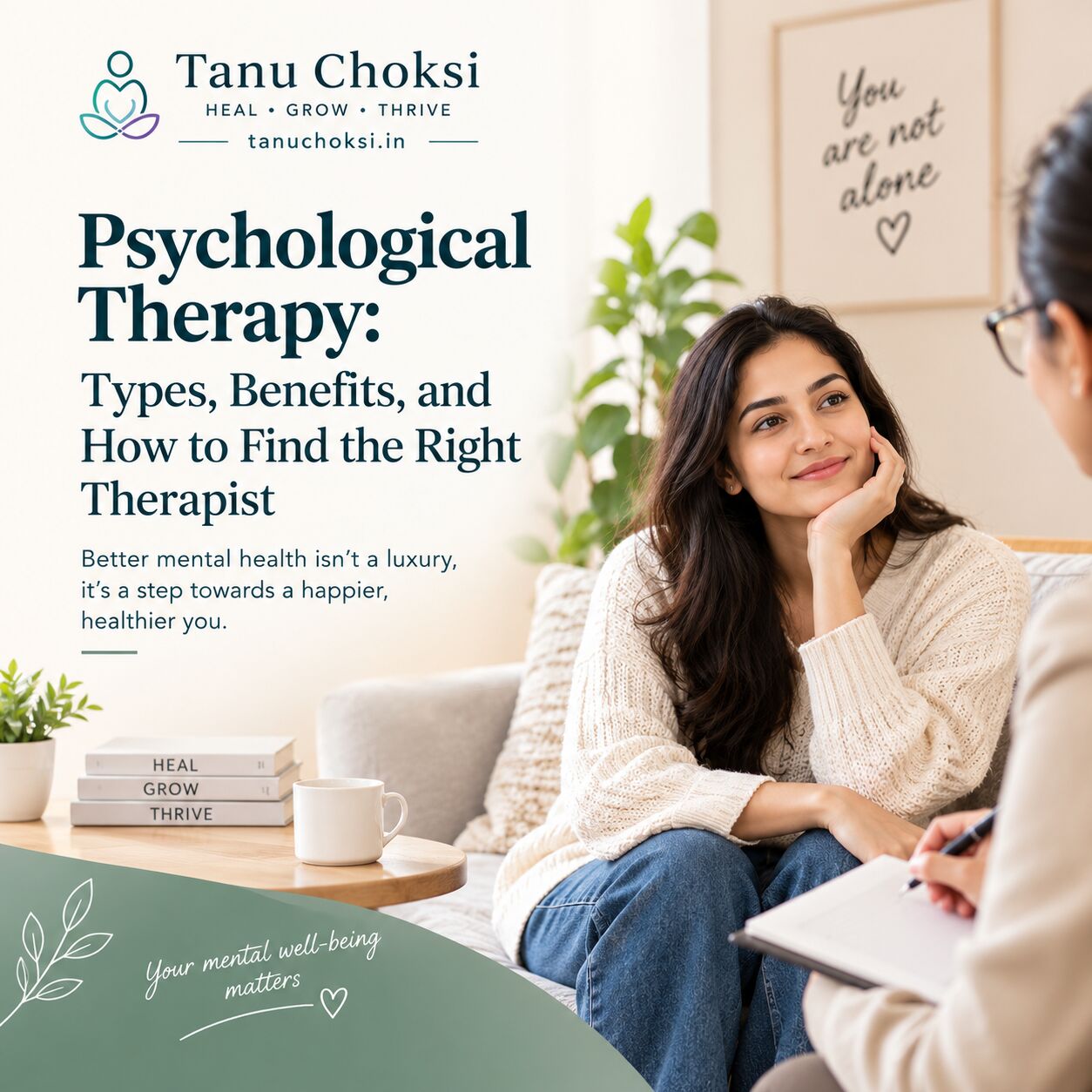 Mumbai, Health, Psychological Therapy: Types, Benefits, And How To Find The Right Therapist
