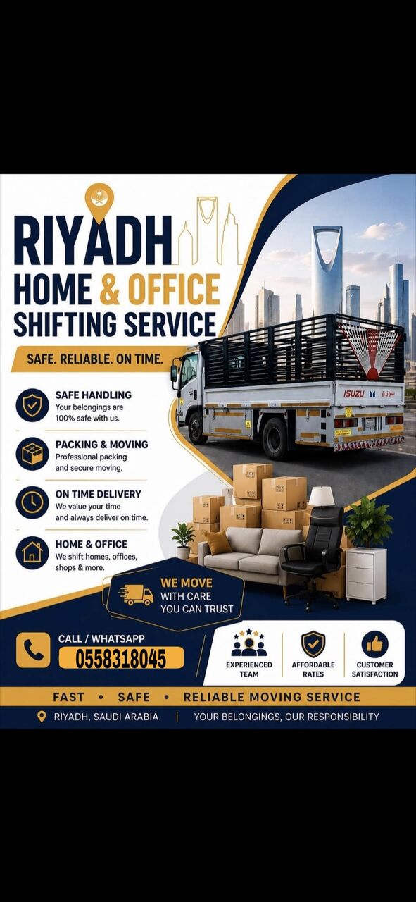 Riyadh, Pest Control, House Office Shifting Servies All Over KSA