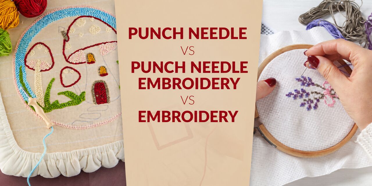 New York, Collectibles, Punch Needle Vs Punch Needle Embroidery Vs Embroidery: What&rsquo;s The Difference?