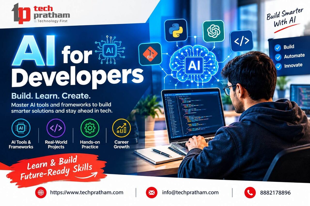 Noida, Education, AI For Developers: Build Smarter Software Development Skills
