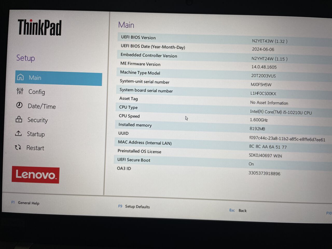 Dammam, Computers, SAR 950,  Lenovo Thinkpad Used Laptop