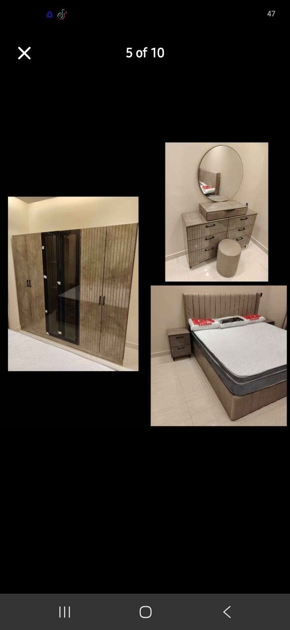 Al Malqa, Furniture, SAR 111,  New Bedroom Set Sale Online Home Devlree Free
