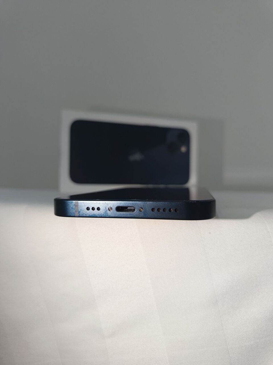 Al Malaz, Electronics, SAR 1349,  IPhone 13 128GB | 90% BH (Original Battery) | All Original | Box & Cable
