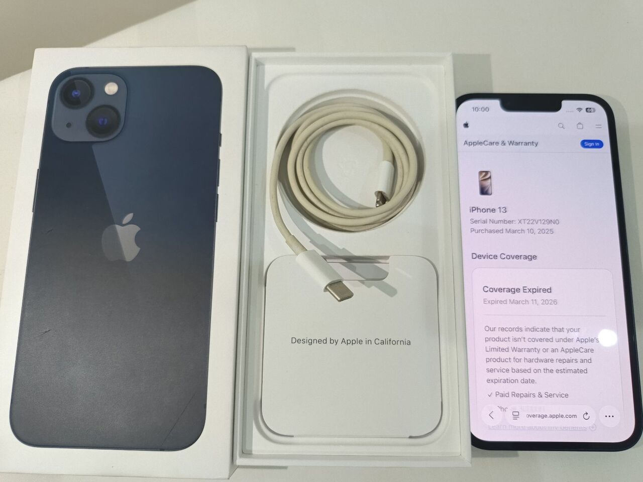 Al Malaz, Electronics, SAR 1349,  IPhone 13 128GB | 90% BH (Original Battery) | All Original | Box & Cable
