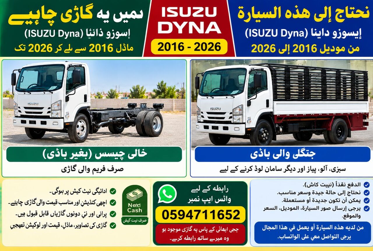 Riyadh, Temp Jobs, I Need Isuzu Dina 4 Ton 4.35 Meter
