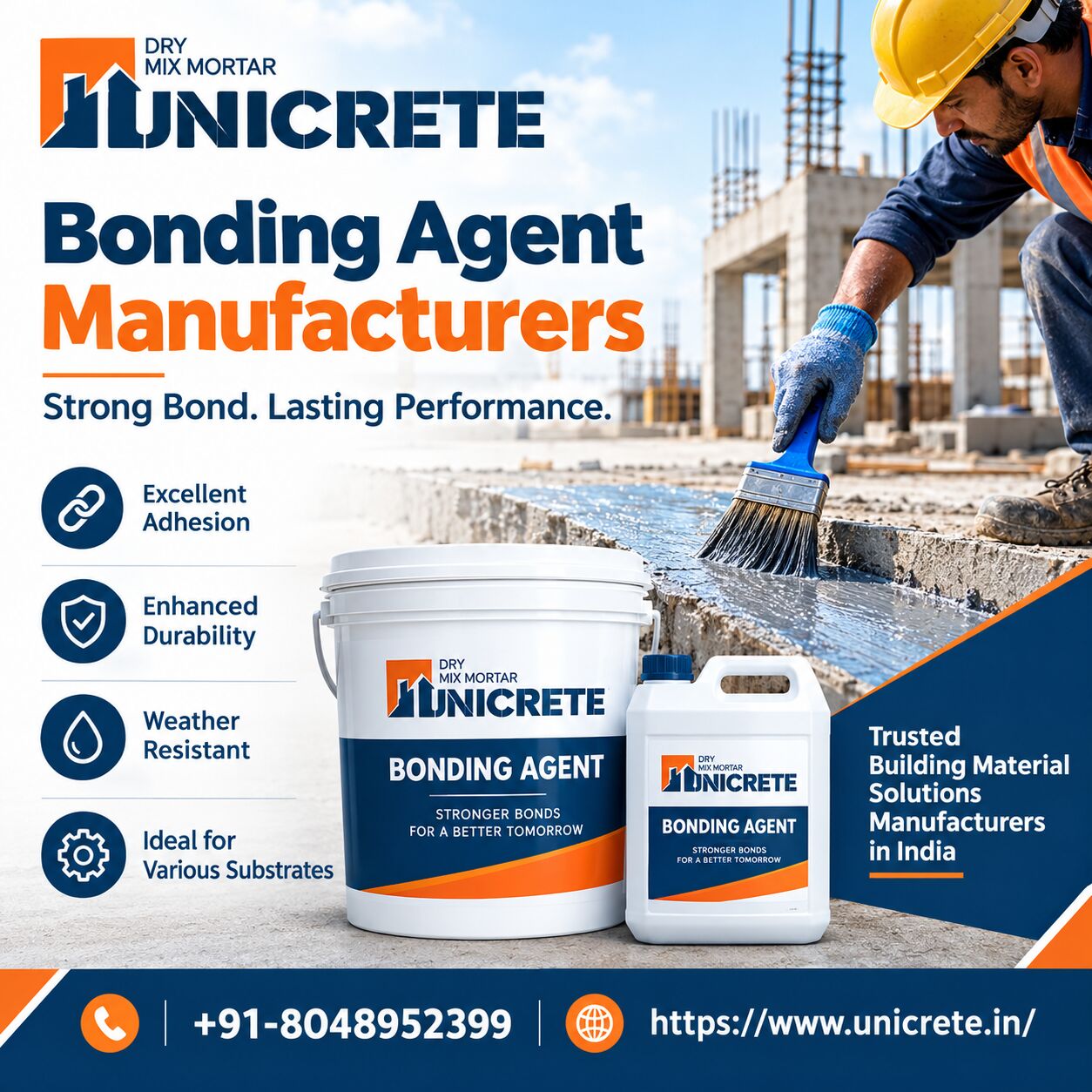 Haryana, Construction, Bonding Agent Manufacturers