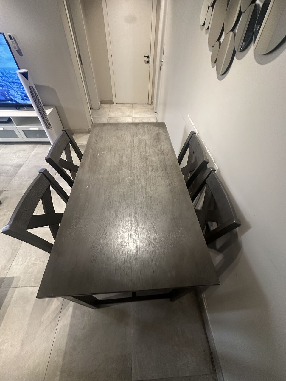Dammam, Furniture, SAR 1000,  Dining Table With 4 Chairs
