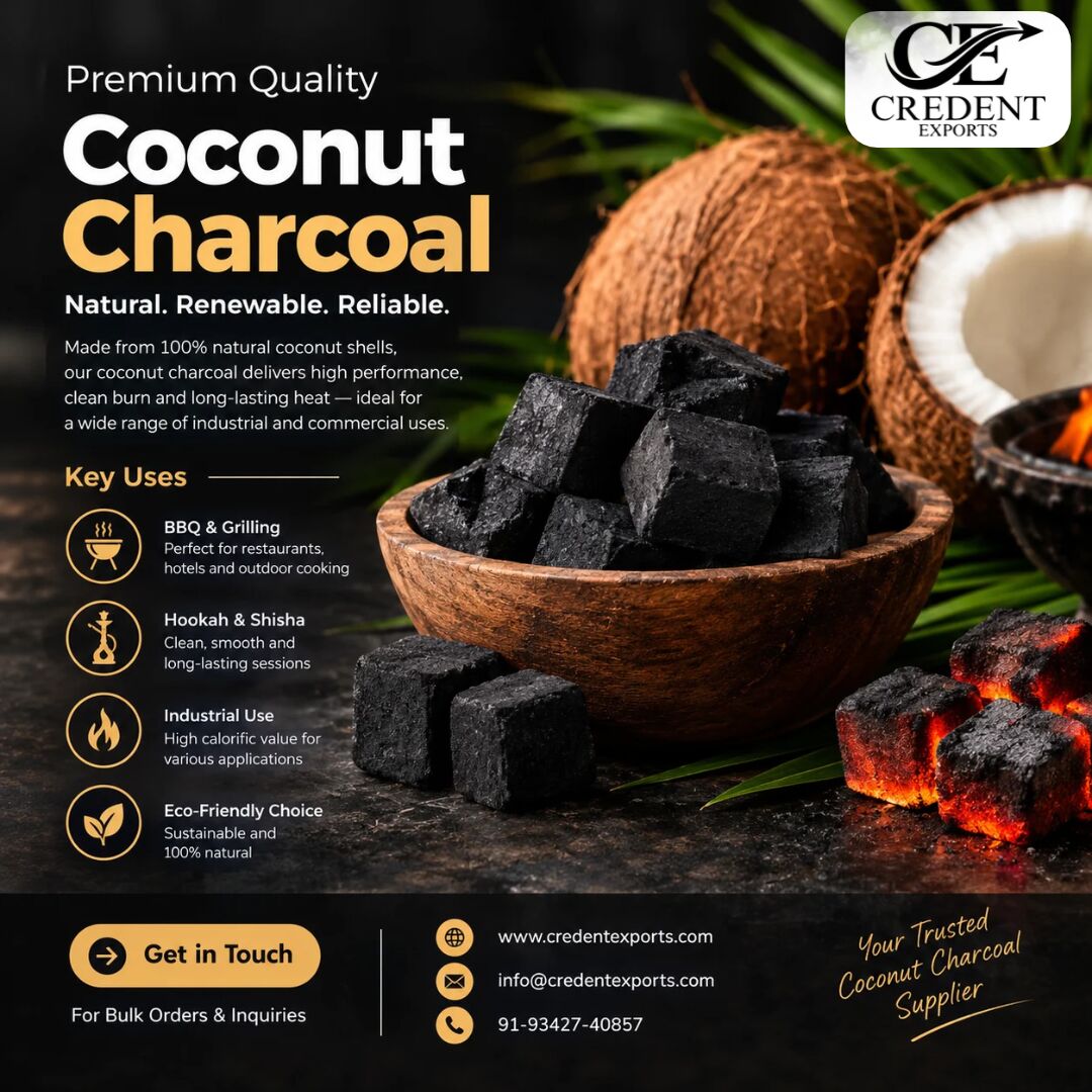 Coimbatore, Wholesale Products, Coconut Charcoal For Wholesale And Industrial Buyers