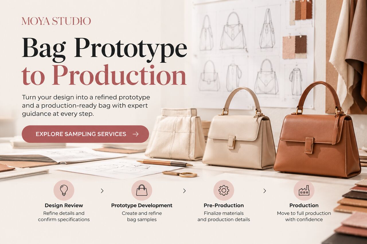 London, Business, Bag Prototype To Production Support For Fashion Brands